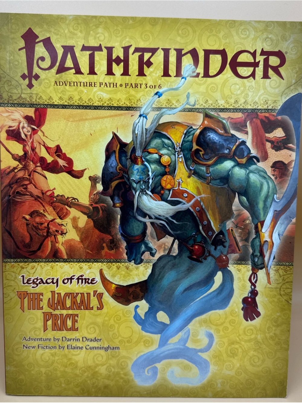 Pathfinder The Jackal's Price Legacy of Fire Darrin Drader 2009 Paizo RPG